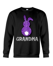 Grandmother Womens Grandma Bunny Crewneck Sweatshirt tile