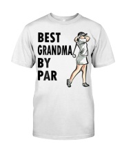 Grandmother Best Grandma By Par Funny Golf Gift Classic T-Shirt tile
