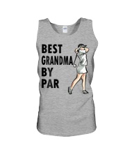 Grandmother Best Grandma By Par Funny Golf Gift Unisex Tank tile