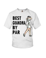 Grandmother Best Grandma By Par Funny Golf Gift Youth T-Shirt tile