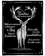 Grandmother Christmas I Love You So Much Large Fleece Blanket - 60" x 80" front
