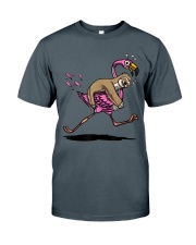 Flamingo Sloth Rinding Flamingo Classic T-Shirt front