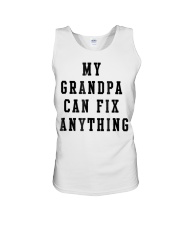 Grandfather My Grandpa Can Fix Anything Unisex Tank tile