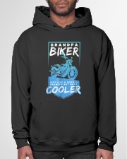 Grandfather Cool Grandpa Biker Motorcycle Hooded Sweatshirt garment-hooded-sweatshirt-front-03