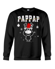 Grandfather Christmas Pappap Grandpa Reindeer Crewneck Sweatshirt tile