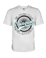 Grandfather Chingon Del Mundo V-Neck T-Shirt tile