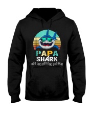 Grandfather Papa Shark Hooded Sweatshirt front