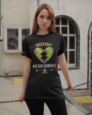 Grandmother Blessed Autism Grandma Classic T-Shirt apparel-classic-tshirt-lifestyle-19