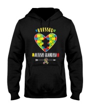 Grandmother Blessed Autism Grandma Hooded Sweatshirt tile