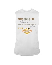 Grandfather Retirement Plan I Ll Be Beekeeping Sleeveless Tee tile