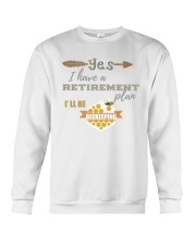 Grandfather Retirement Plan I Ll Be Beekeeping Crewneck Sweatshirt tile