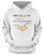 Grandfather Retirement Plan I Ll Be Beekeeping Hooded Sweatshirt apparel-hooded-sweatshirt-lifestyle-front-34