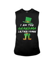 Grandmother I M The Grandma Leprechaun Christmas Sleeveless Tee tile