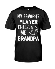 Grandfather My Favorite Player Calls Me Grandpa Premium Fit Mens Tee tile
