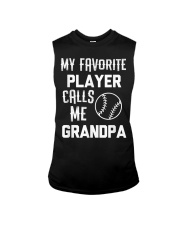 Grandfather My Favorite Player Calls Me Grandpa Sleeveless Tee tile