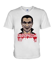 Grandfather Grandpacula V-Neck T-Shirt tile