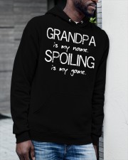 Grandfather Is My Name Spoiling Is My Game Hooded Sweatshirt apparel-hooded-sweatshirt-lifestyle-front-19