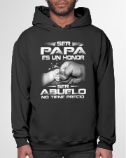 Grandfather Ser Papa Es Un Honor Ser Abuelo Hooded Sweatshirt garment-hooded-sweatshirt-front-03