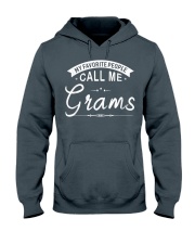 Grandmother My Favorite People Call Me Grams Hooded Sweatshirt front