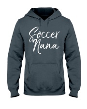 Grandmother Soccer Nana Vintage Proud Grandma Hooded Sweatshirt front