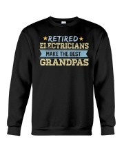 Grandfather Retired Electrician Grandpa Crewneck Sweatshirt tile