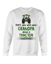 Grandfather Grandpa Drove A Tractor Crewneck Sweatshirt tile