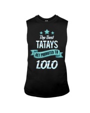 Grandfather Best Tatays Get Promoted To Lolo Sleeveless Tee tile