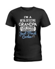 Grandfather I'm A Metal Detecting Grandpa Ladies T-Shirt tile