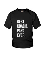 Grandfather Best Coach PaPa Ever Youth T-Shirt tile