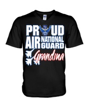 Tshirt Grandmother Proud Air V-Neck T-Shirt tile