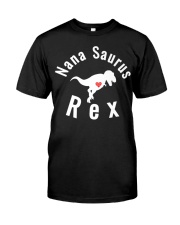 Grandmother Nanasaurus Rex Cute Dinosaur Classic T-Shirt tile