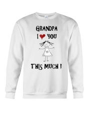 Grandfather I Love You Gift T For Granddaddy Crewneck Sweatshirt tile