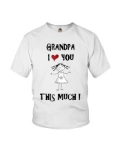 Grandfather I Love You Gift T For Granddaddy Youth T-Shirt tile