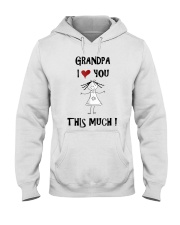 Grandfather I Love You Gift T For Granddaddy Hooded Sweatshirt front