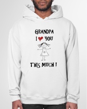 Grandfather I Love You Gift T For Granddaddy Hooded Sweatshirt garment-hooded-sweatshirt-front-03