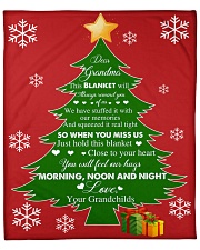 Grandmother Christmas Love Grandma Fleece Blanket - 50" x 60" front