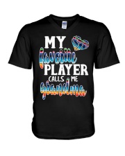 Grandmother Mens Volleyball Grandma V-Neck T-Shirt tile