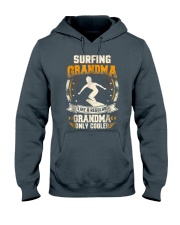 Grandmother Surfing Grandma Hooded Sweatshirt front