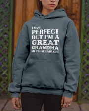 Grandmother I Ain T Perfect Hooded Sweatshirt apparel-hooded-sweatshirt-lifestyle-front-03