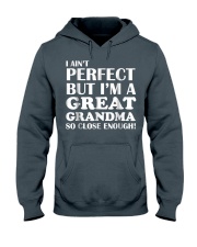 Grandmother I Ain T Perfect Hooded Sweatshirt front