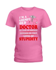Grandparent A Grumpy Old Doctor Ladies T-Shirt tile