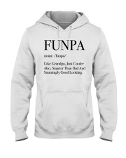 Grandfather Funpa Like Grandpa Just Cooler Hooded Sweatshirt front