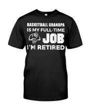 Grandfather Basketball Grandpa Classic T-Shirt front