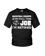Grandfather Basketball Grandpa Youth T-Shirt tile