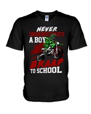 Tshirt Never Underestimate V-Neck T-Shirt tile