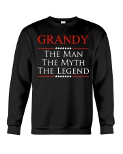 Grandfather Grandy The Man The Myth The Legend Crewneck Sweatshirt tile