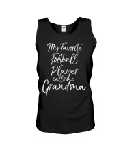 Grandmother My Favorite Football Player Calls Me Unisex Tank tile