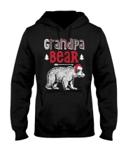 Grandfather Christmas Bear Santa Hooded Sweatshirt front
