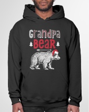 Grandfather Christmas Bear Santa Hooded Sweatshirt garment-hooded-sweatshirt-front-03