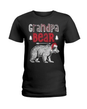 Grandfather Christmas Bear Santa Ladies T-Shirt tile